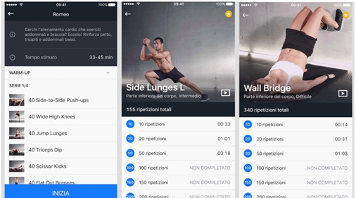 ALLENAMENTI RUNTASTIC SCARICARE
