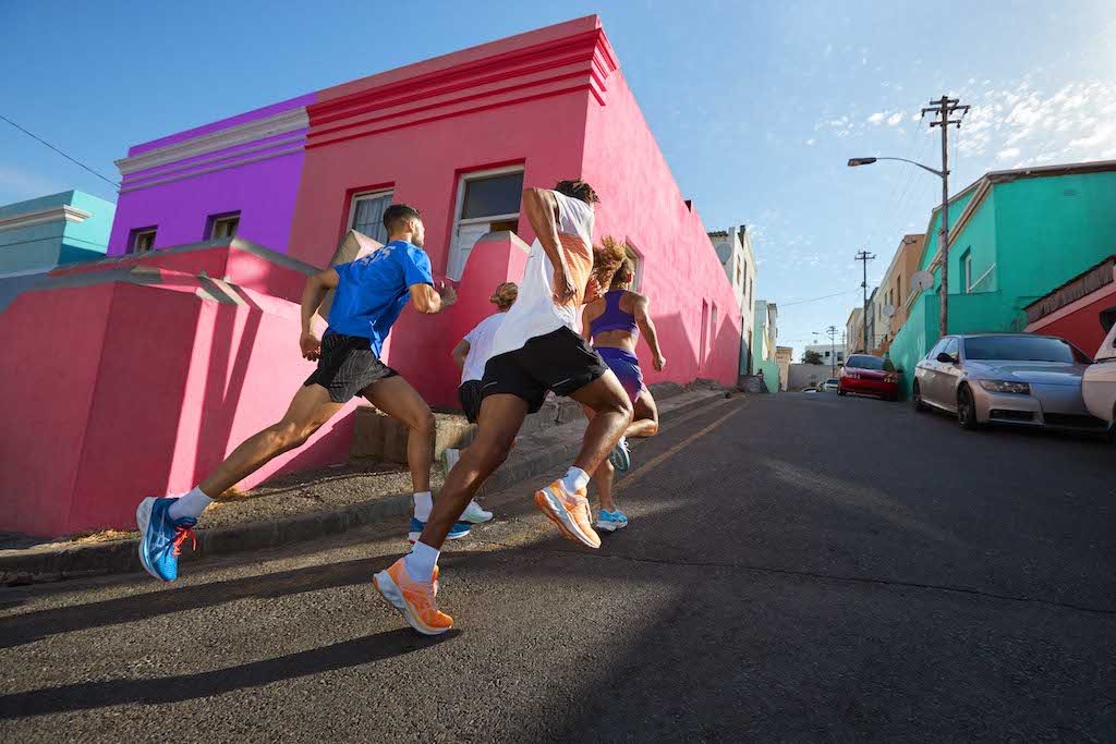 Asics Novablast photoshoot