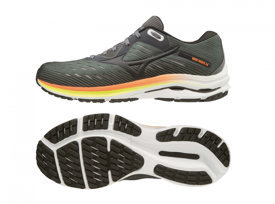 mizuno wave rider 17 uomo arancione